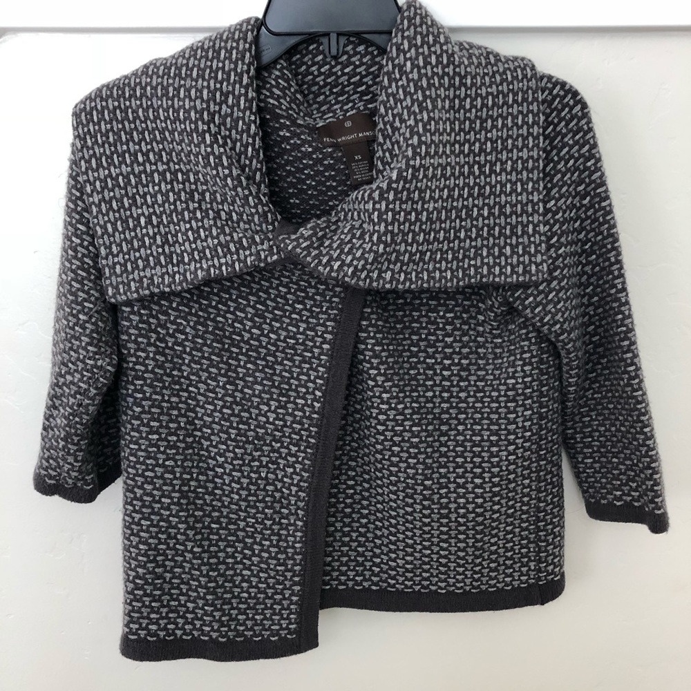 Gray Thick Stitched Sweater